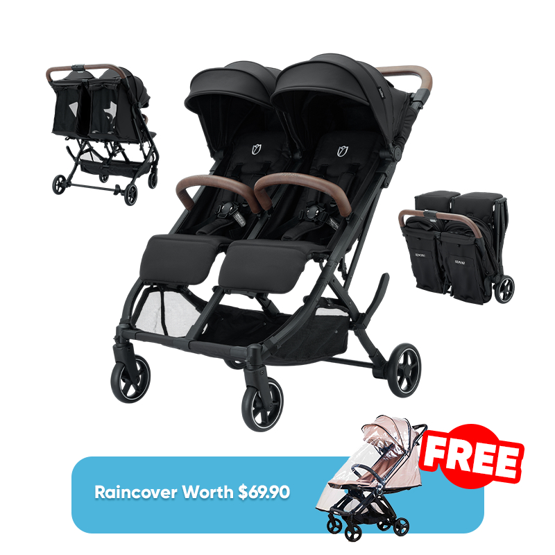 Beblum Gemini Twin Stroller + FREE GIFT